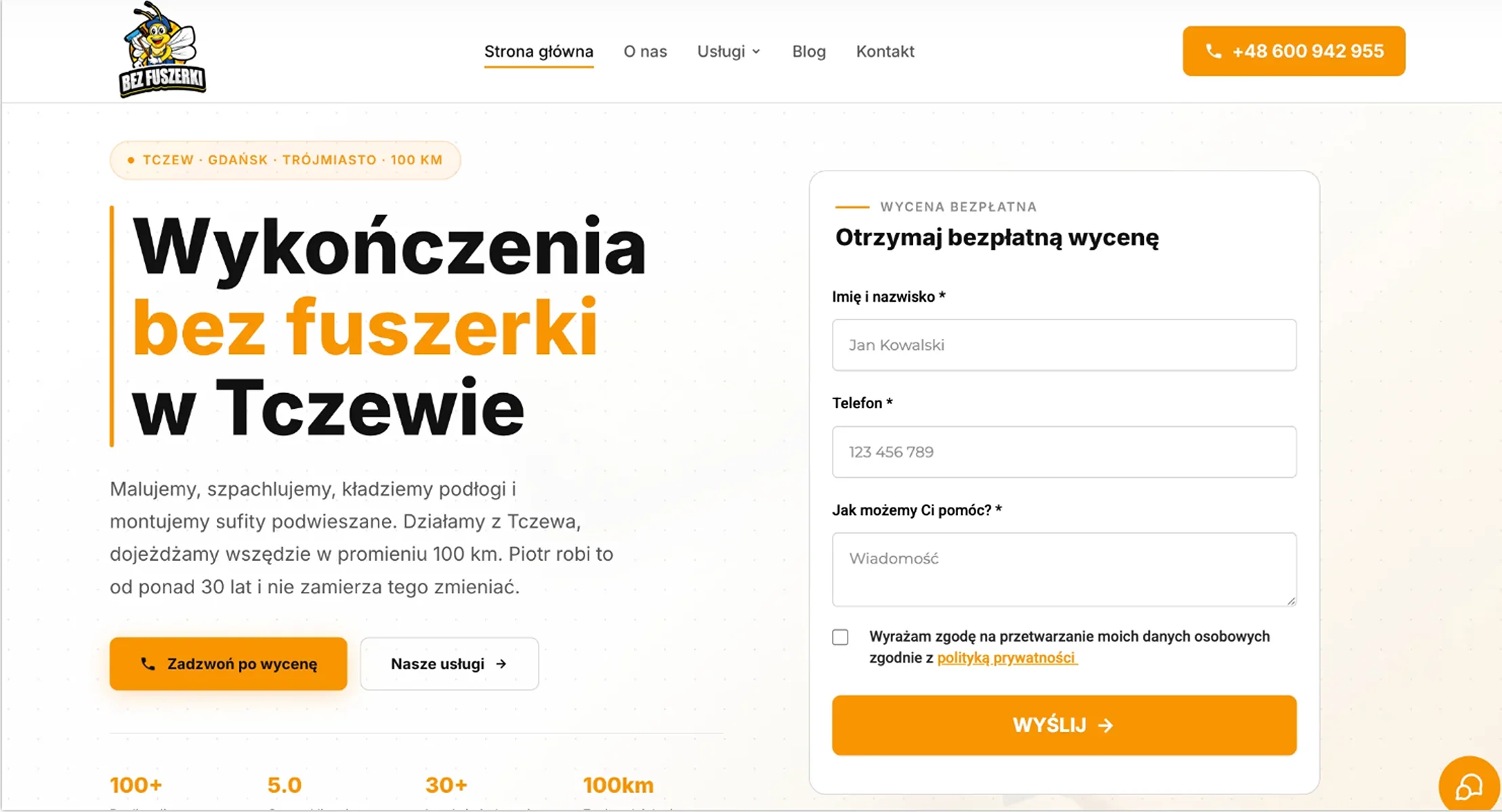 Podgląd strony: Bez Fuszerki